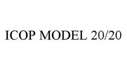 ICOP MODEL 20/20 trademark