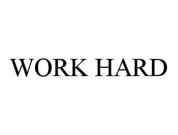 WORK HARD trademark