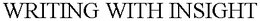WRITING WITH INSIGHT trademark