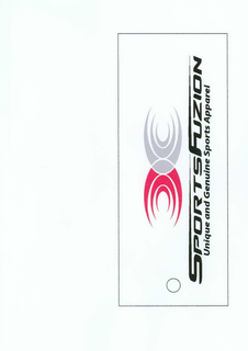 SPORTSFUZION UNIQUE AND GENUINE SPORTS APPAREL trademark