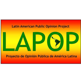 LAPOP LATIN AMERICAN PUBLIC OPINION PROJECT PROYECTO DE OPINIÓN PÚBLICA DE AMÉRICA LATINA trademark