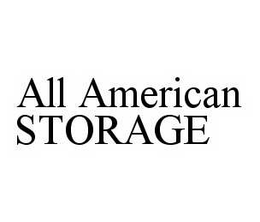 ALL AMERICAN STORAGE trademark
