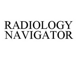 RADIOLOGY NAVIGATOR trademark