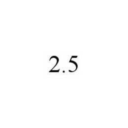 2.5 trademark