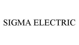 SIGMA ELECTRIC trademark