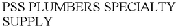 PSS PLUMBERS SPECIALTY SUPPLY trademark
