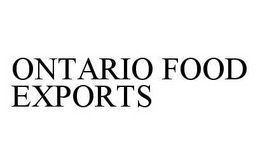 ONTARIO FOOD EXPORTS trademark