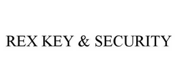 REX KEY & SECURITY trademark