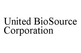 UNITED BIOSOURCE CORPORATION trademark