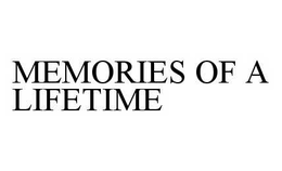 MEMORIES OF A LIFETIME trademark