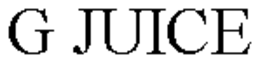 G JUICE trademark