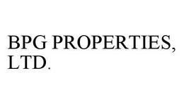 BPG PROPERTIES, LTD. trademark