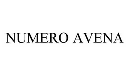 NUMERO AVENA trademark