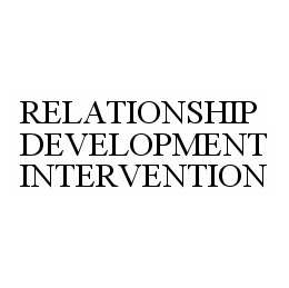 RELATIONSHIP DEVELOPMENT INTERVENTION trademark