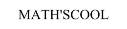MATH'SCOOL trademark