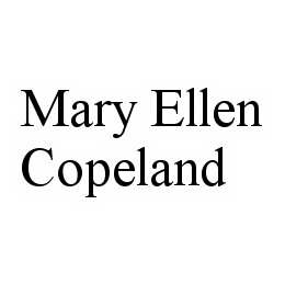 MARY ELLEN COPELAND trademark