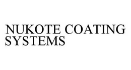 NUKOTE COATING SYSTEMS trademark