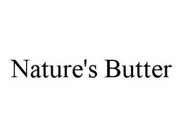 NATURE'S BUTTER trademark