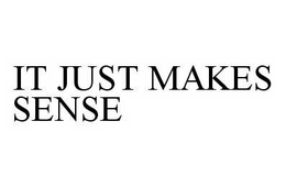 IT JUST MAKES SENSE trademark