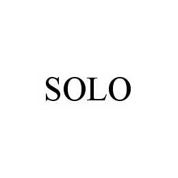 SOLO trademark