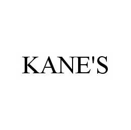 KANE'S trademark