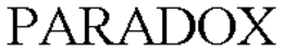 PARADOX trademark