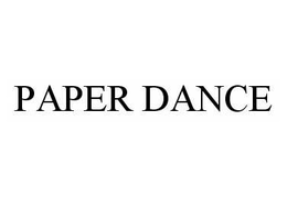 PAPER DANCE trademark