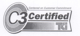 CENTERED ON CUSTOMER COMMITMENT C3 CERTIFIED TCI trademark