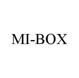 MI-BOX trademark