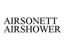 AIRSONETT AIRSHOWER trademark