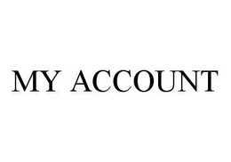 MY ACCOUNT trademark