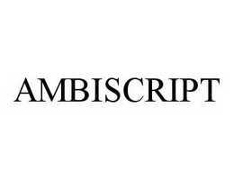 AMBISCRIPT trademark