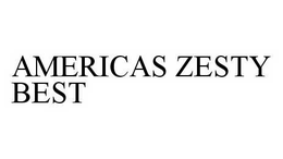AMERICAS ZESTY BEST trademark