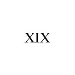XIX trademark