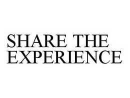 SHARE THE EXPERIENCE trademark
