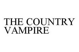THE COUNTRY VAMPIRE trademark