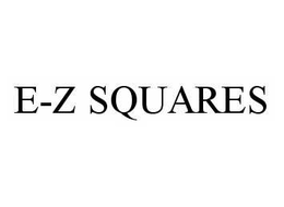 E-Z SQUARES trademark
