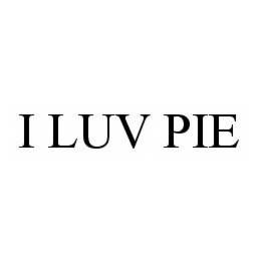 I LUV PIE trademark