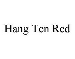 HANG TEN RED trademark