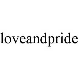 LOVEANDPRIDE trademark