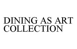 DINING AS ART COLLECTION trademark