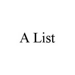A LIST trademark