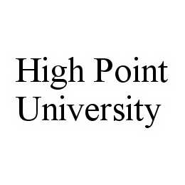 HIGH POINT UNIVERSITY trademark