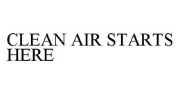 CLEAN AIR STARTS HERE trademark