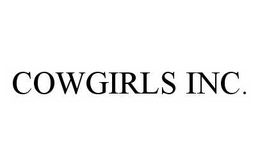 COWGIRLS INC. trademark