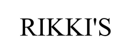 RIKKI'S trademark