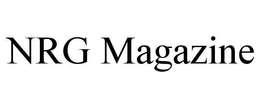 NRG MAGAZINE trademark