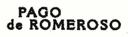 PAGO DE ROMEROSO trademark