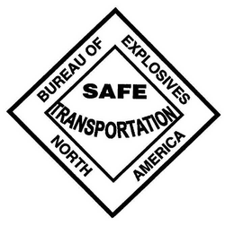 BUREAU OF EXPLOSIVES SAFE TRANSPORTATION NORTH AMERICA trademark