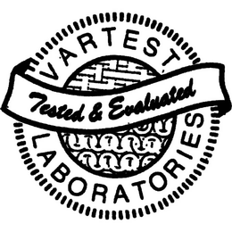 VARTEST LABORATORIES TESTED & EVALUATED trademark